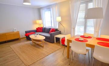 Фото номера Апартаменты с 1 спальней Апартаменты Apartamenty na Wyspie - Villa Park г. Свиноуйсьце 4