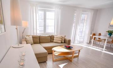 Фото номера Апартаменты с 1 спальней Апартаменты Apartamenty na Wyspie - Villa Park г. Свиноуйсьце 6