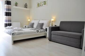 Фото номера Deluxe Apartment with Balcony (3 Adults) - ul. Orzeszkowej 4 Апартаменты Apartamenty Feniks &amp; Pegaz г. Свиноуйсьце 14
