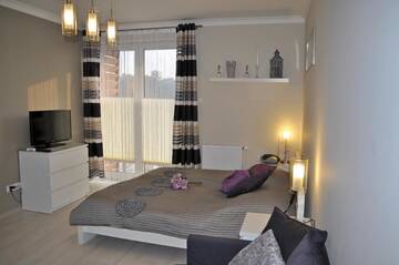 Фото номера Deluxe Apartment with Balcony (3 Adults) - ul. Orzeszkowej 4 Апартаменты Apartamenty Feniks &amp; Pegaz г. Свиноуйсьце 4