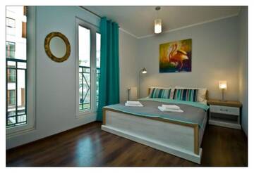 Фото номера Апартаменты с 1 спальней и балконом - Uzdrowiskowa 18 Апартаменты Apartamenty na Wyspie - Promenada г. Свиноуйсьце 10