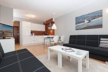 Фото номера Апартаменты с 1 спальней и балконом Апартаменты Apartamenty Zdrojowa by Renters г. Свиноуйсьце 7