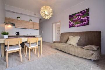 Фото номера Апартаменты с 1 спальней Апартаменты Apartamenty na Wyspie - Villa Pegaz г. Свиноуйсьце 4