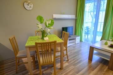Фото номера One-Bedroom Apartment with Free Parking - 22 Апартаменты Apartamenty na Wyspie - Villa Pegaz г. Свиноуйсьце 7