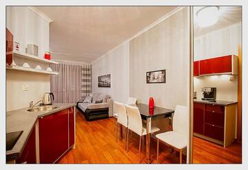 Фото номера Номер-студио (4 взрослых) Апартаменты Apartamenty na Wyspie - Róża Wiatrów г. Свиноуйсьце 7