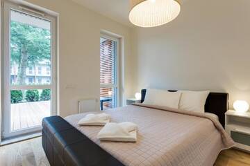 Фото номера Apartment with Terrace -  Bałtycka Street Апартаменты Apartamenty Leśne - visitopl г. Свиноуйсьце 3