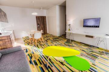 Фото номера Улучшенный люкс с частичным видом на море Апартаменты Baltic Park Molo Apartments by Zdrojowa г. Свиноуйсьце 5