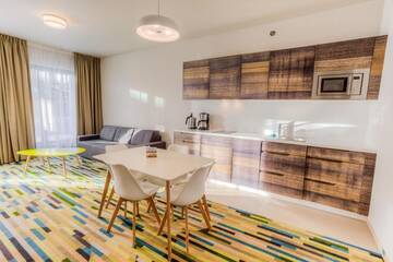 Фото номера Улучшенный люкс с частичным видом на море Апартаменты Baltic Park Molo Apartments by Zdrojowa г. Свиноуйсьце 6