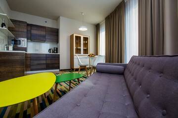 Фото номера Апартаменты-студио с гидромассажной ванной Апартаменты Baltic Park Molo Apartments by Zdrojowa г. Свиноуйсьце 2
