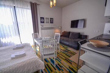 Фото номера Апартаменты-студио с видом на море Апартаменты Apartamenty Na Wyspie - Baltic Molo г. Свиноуйсьце 10