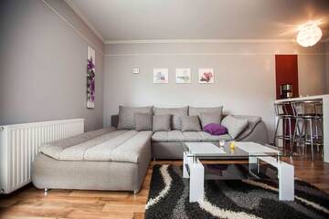 Фото номера Апартаменты с 1 спальней Апартаменты Baltic Home Villa Mistral г. Свиноуйсьце 4