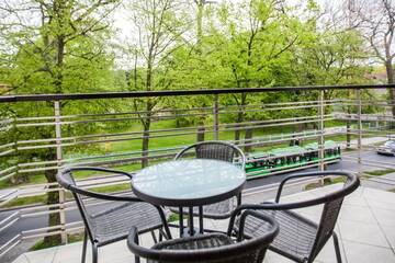 Фото номера Апартаменты с 1 спальней Апартаменты Baltic Home Villa Mistral г. Свиноуйсьце 8