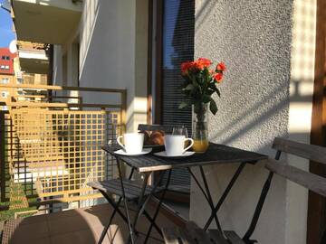 Фото номера Апартаменты с балконом Апартаменты 4UApart-Apartment studio Mohito г. Свиноуйсьце 25
