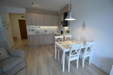 Фото номера Апартаменты с 1 спальней и балконом Апартаменты Apartamenty na Wyspie - Zdrojowa г. Свиноуйсьце 13