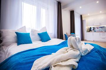 Фото номера Двухместный номер с 1 кроватью Апарт-отели Adonis Apartments г. Свиноуйсьце 5