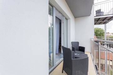 Фото номера Двухместный номер с 1 кроватью и балконом Апарт-отели Panorama Park г. Свиноуйсьце 3