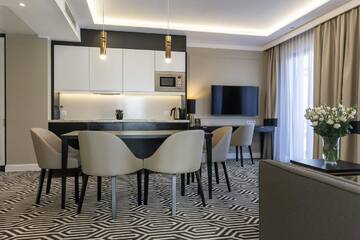 Фото номера Апартаменты с 2 спальнями Апарт-отели Baltic Park Fort by Zdrojowa г. Свиноуйсьце 4