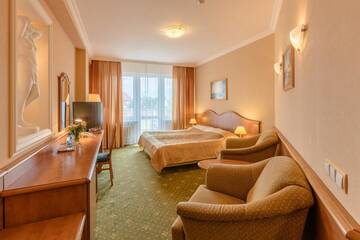 Фото номера Двухместный номер с 1 кроватью или 2 отдельными кроватями Отель Hotel Polaris г. Свиноуйсьце 11